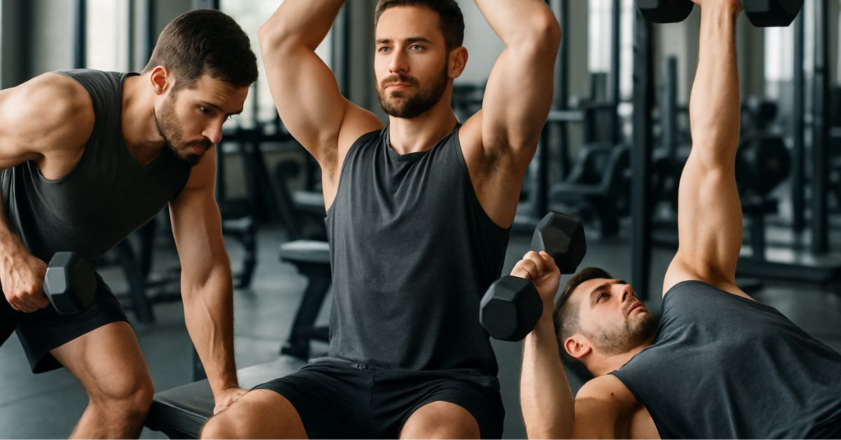 Triceps øvelser med håndvægte